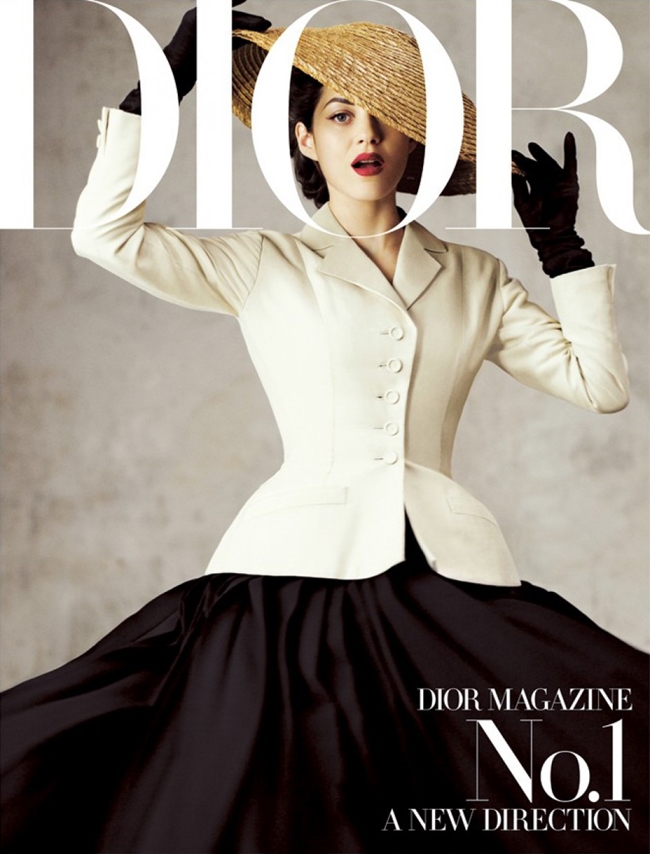 Марион Котийяр обложка  Dior Magazine