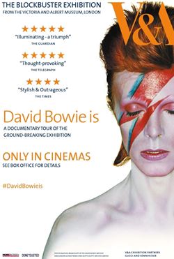 «Новое британское кино» 2017 - «David Bowie is»