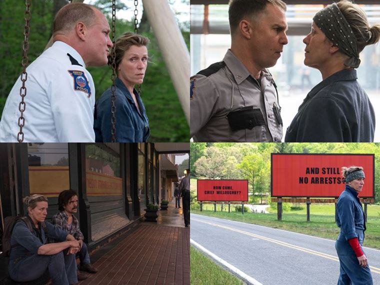 Кинопремьеры 2018: фильмы и даты выхода - «Три билборда на границе Эббинга, Миссури» (Three Billboards Outside Ebbing, Missouri)
