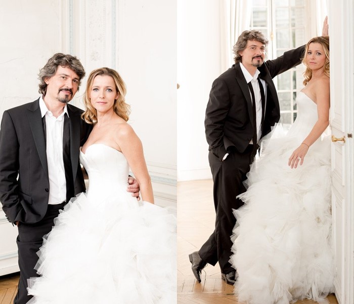 Актёры сериала «Элен и ребята» тогда и сейчас - Филипп Вассёр и Лора Гибер - свадьба