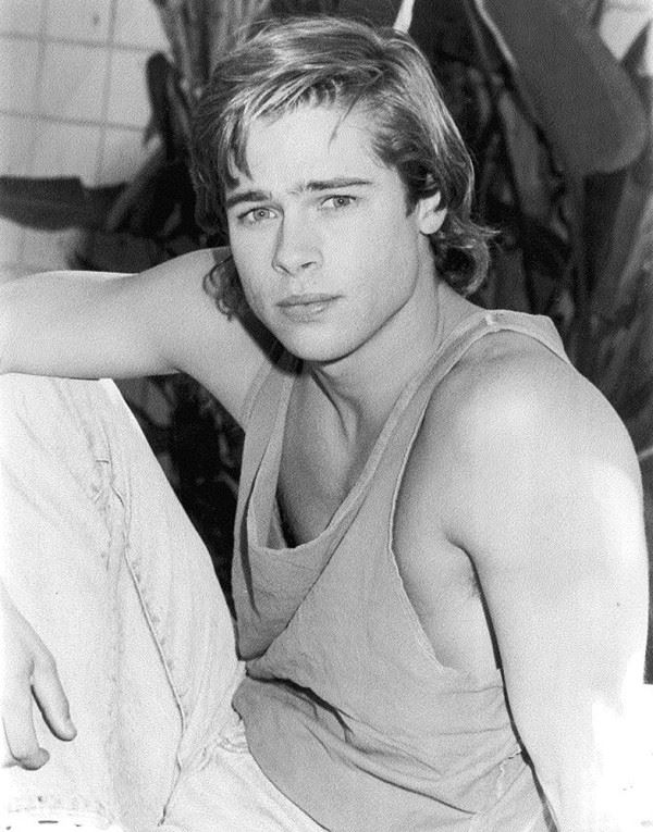Молодой Брэд Питт - редкие чёрно-белые снимки 1987 года - фото 2