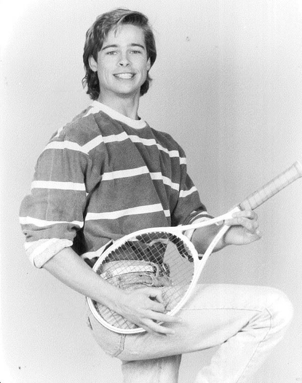 Молодой Брэд Питт - редкие чёрно-белые снимки 1987 года - фото 10