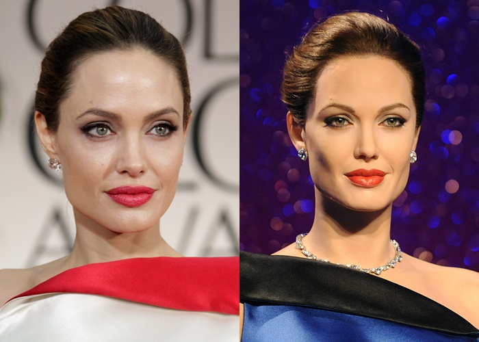 Лучшие восковые копии знаменитых актрис - Анджелина Джоли
