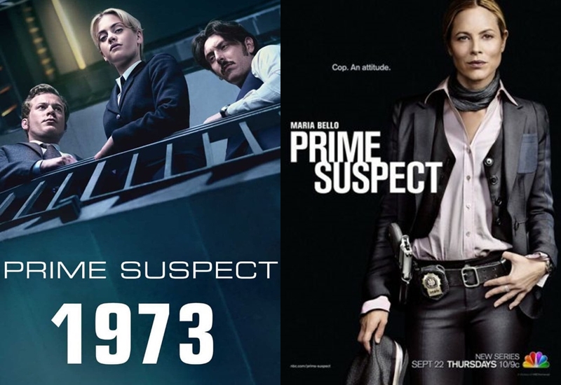 Британские детективные сериалы 90-х - Постеры сериала «Главный подозреваемый 1973» и американской адаптации с Марией Белло